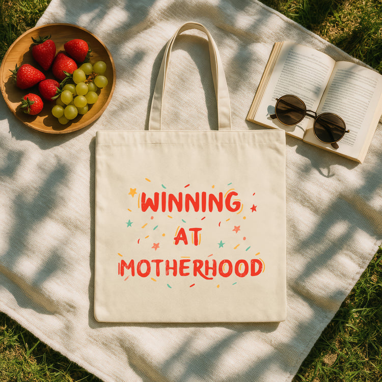 Winning at Motherhood - Stylish & Sturdy Tote Bag