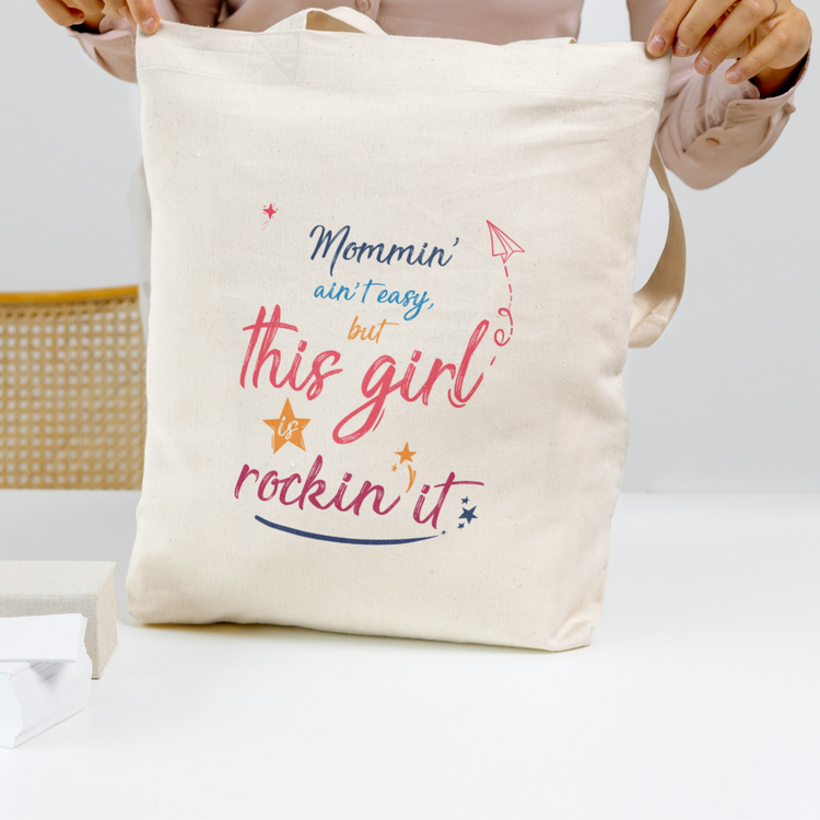 Mommin' Ain't Easy - Stylish & Sturdy Tote Bag